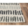 thumbnail image 2 of Rizzy Rugs Tetra Area Rug TET110 Ivory/Gray Banded Rows 8' 9" x 11' 9" Rectangle, 2 of 5