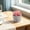 Gray-6A, variant on MMJ Artificial Potted Plants Faux Plants Small Plastic White Planter Tabletop Desk Home Office Decor 2.76x2.68x2.68in