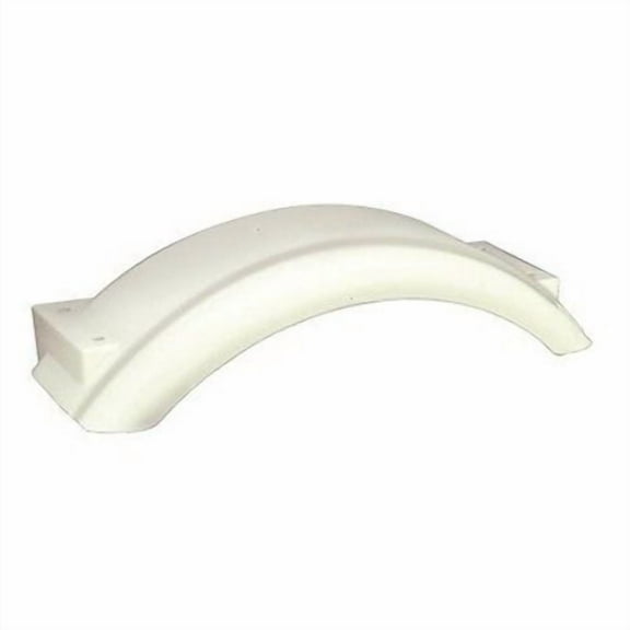 Boat & Utility Trailer Polyethylene White Plastic Fender for 8"-12" Tire Wheel