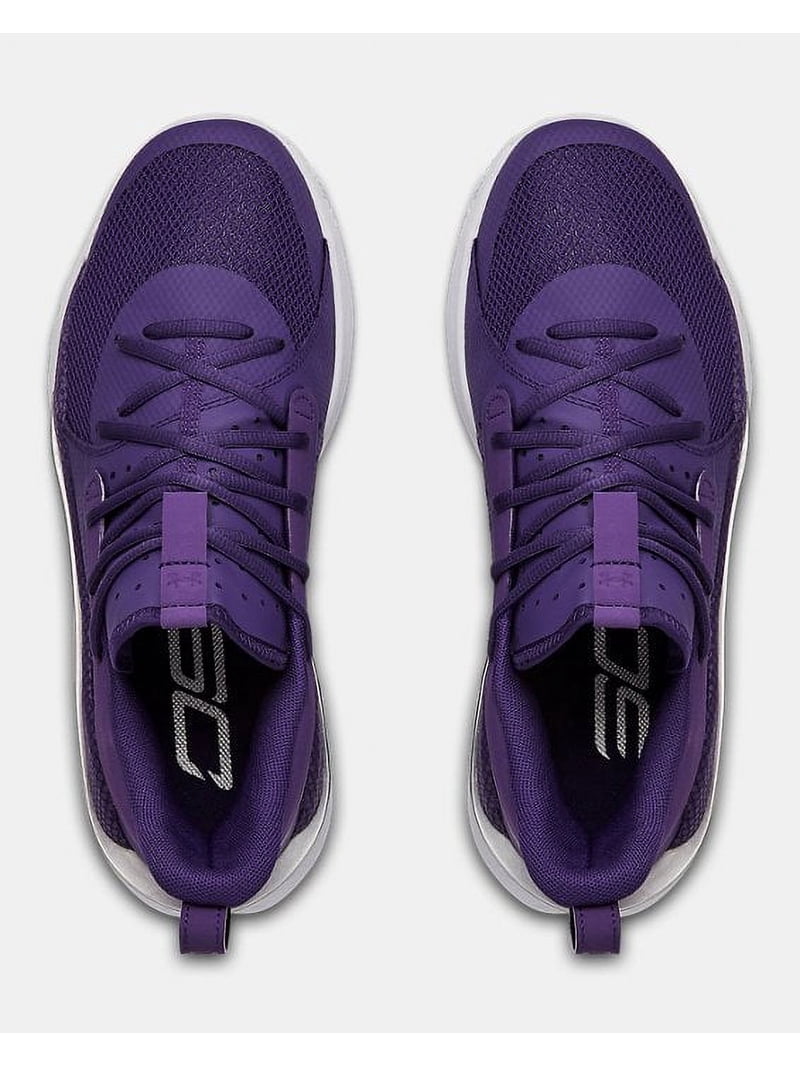 Under Armour Men's Team Curry 7 Basketball Shoes, Purple, 9.5 D(M