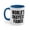 Blue, variant on Worlds Okayest Fiance Funny Family Member Ceramic Accent Coffee Mug, 11oz