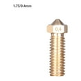 thumbnail image 3 of Buse d'Extrudeuse de 1,75 Mm M6 Grande Buse d'Écoulement M6 Filetée Pièces d'Imprimante 3D, Laiton, 0,4 Mm, Or, 3 of 6
