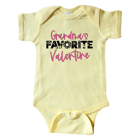 

Inktastic Grandma s Favorite Valentine Gift Baby Boy or Baby Girl Bodysuit