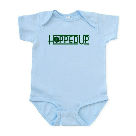 CafePress - Hopped Up For Beer Infant Bodysuit - Baby Light Bodysuit, Size Newborn - 24 Months