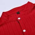 thumbnail image 5 of Bcfgryg Men Solid Color Cotton And Linen Casual Loose Sleeved Shirt Trend Top Business Shirts Men, 5 of 5