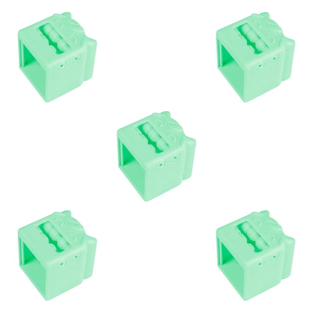 Kearding Pinzas para desgranar nueces, abridor automático de semillas de melón para limpieza de niños, alicates para nueces, máquina peladora, Verde 5piezas Kearding CBP020250