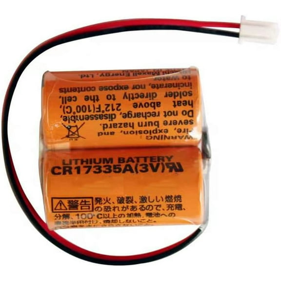 MR-BAT6V1 2CR17335A WK17 6V 1650mAh Lithium Battery Replacement for maxell 2CR17335A WK17 Battery for M80 Driver MR-J4 servo System