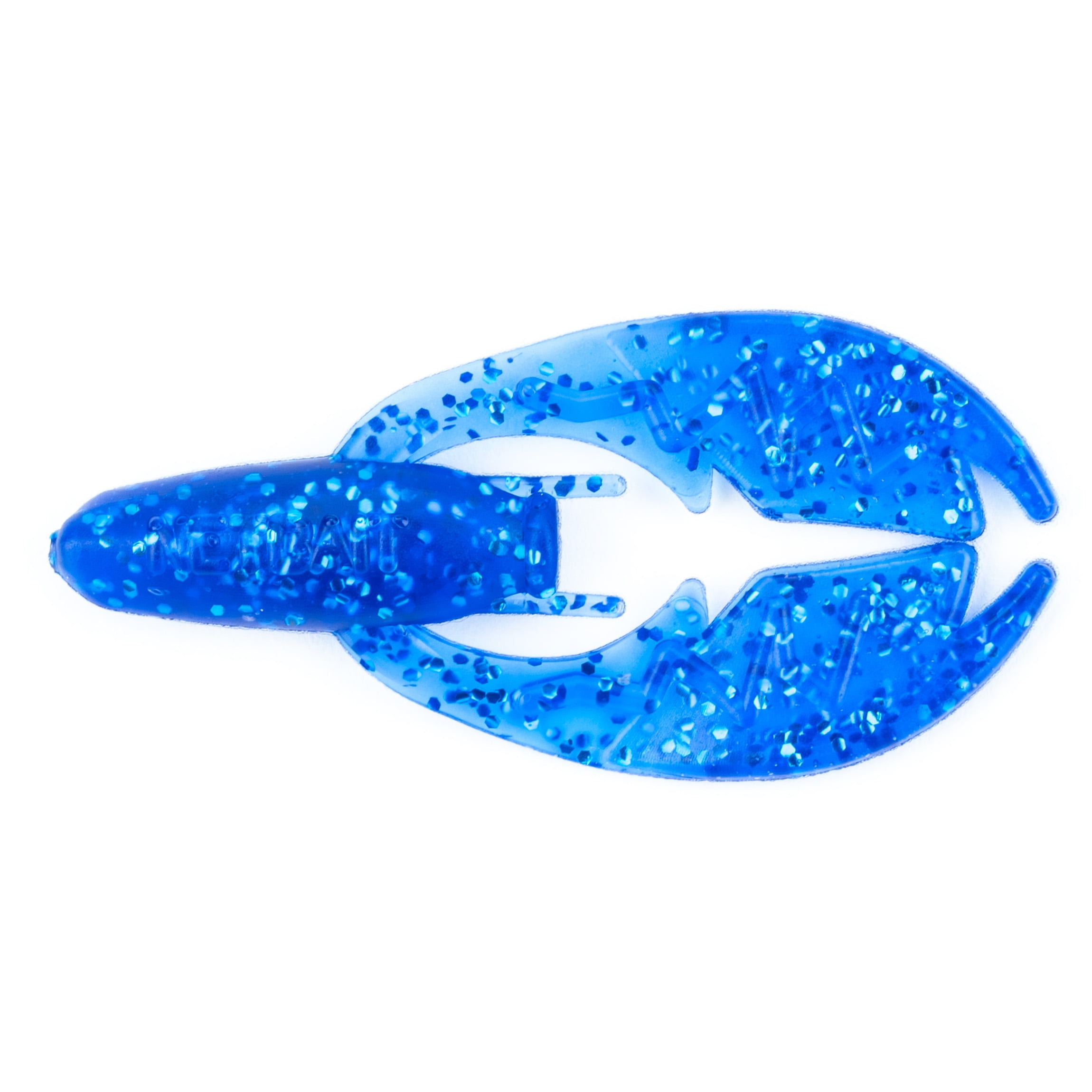 (2 pack) NetBait Paca Chunk, Sapphire Blue, Crawfish Fishing Soft Baits, 6 pieces