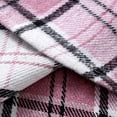 thumbnail image 6 of Gamivast Men's Plaid Flannel Shirts Long Sleeve Button Down Casual Collared Tops Classic Fit Checkered Dress Shirts for Fall Winter Daily Workwear Essential Pink XL, 6 of 6