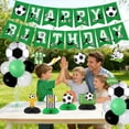 thumbnail image 7 of Soccer Themed Birthday Party Decorations, With Football Pattern Banners, Cake Toppers, Balloon Kits, Tableware Sets And Matching Party Supplies, For Birthday Parties,, 7 of 7