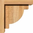 thumbnail image 3 of 6"W x 8"D x 8"H Alpine Rough Sawn Corbel w/Backplate, Western Red Cedar, 3 of 9