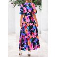 thumbnail image 2 of Vestido PRETTYGARDEN 2025 Floral Cuello en V Mangas Abullonadas M, 2 of 7