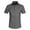 Deep Grey, variant on Men's Short Sleeve Dress Shirts Stretch Solid Slim Fit Casual Businss Button Down Shirt