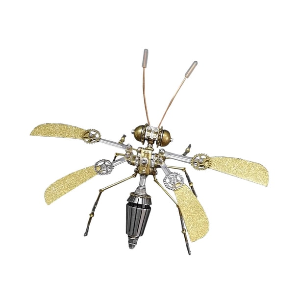 Colección de modelos de abejas de metal Hobby Manualidades Escultura mecánica Modelo mecánico de bricolaje Estilo C