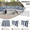 thumbnail image 5 of Outdoor Furniture Replacement Cushions, Water-Resistant Patio Cushions for 6-Seat Sectional Conversation Sets,14-Piece Patio Sectional Rattan Sofa Cushions Set, 5 of 5