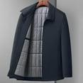 thumbnail image 2 of Yiliang Mens Dress Jacket Business Formal Coat Zip Up Warm Heated Thermal for Winter Season,Gray,2XL, 2 of 6