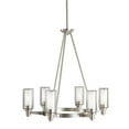 thumbnail image 2 of 2344NI Kichler Lighting Circolo - 6 light Chandelier - with Soft Contemporary inspirations - 26.5 inches tall by 26 inches wide-Brushed Nickel Finish, 2 of 2