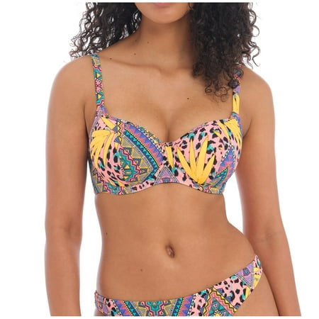 

Freya Cala Fiesta Sweetheart Padded Underwire Bikini Top (200903) 32D Multi