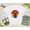 thumbnail image 2 of Cool Retro Africa Giraffe Animal with Sun Glasses at Sunset T-Shirt Graphic Giraffe Lover Gift T Shirt for Men Women Boys Girls Tshirt, 2 of 8