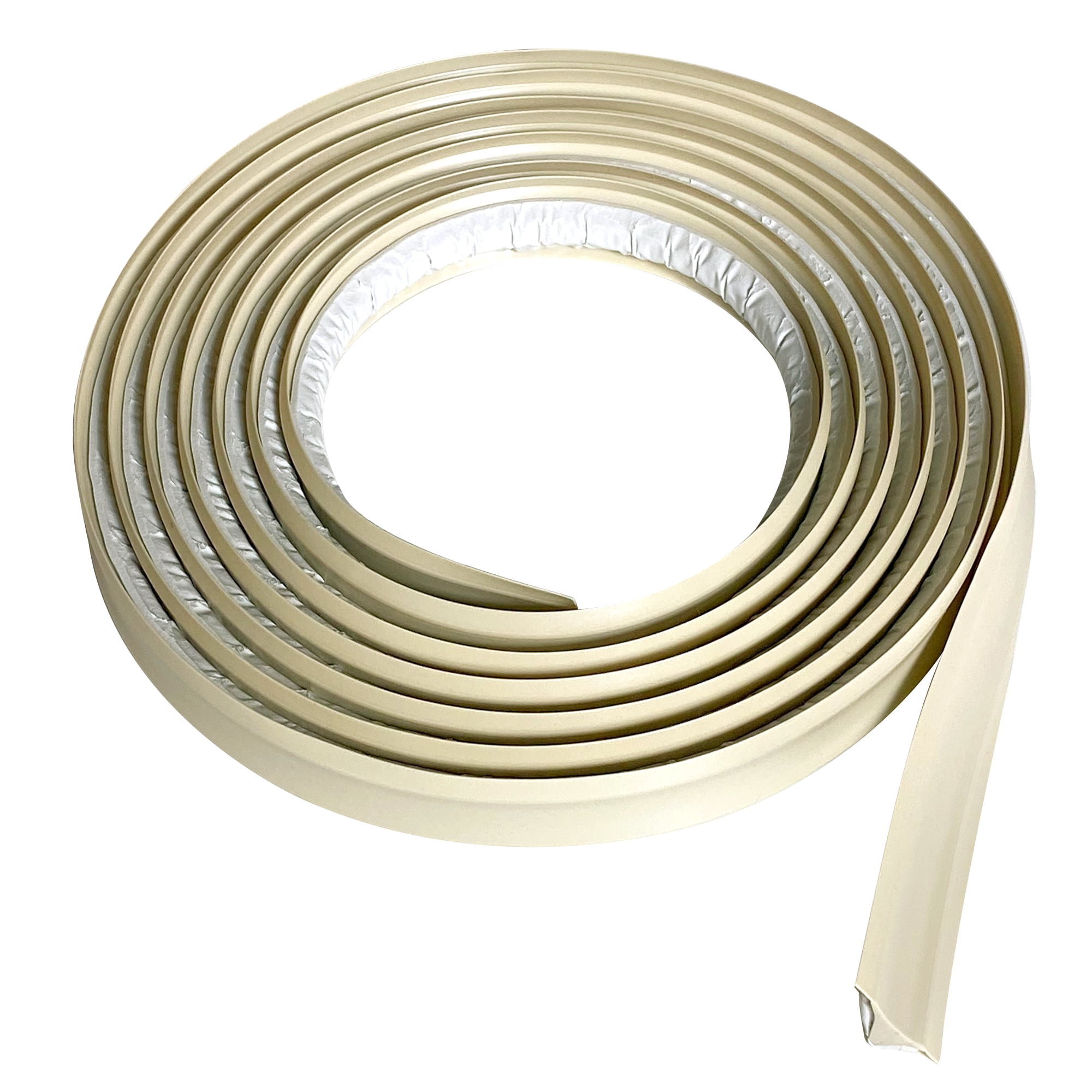 InstaTrim 3/4" Flexible Trim Moulding & Caulk Strips, Ivory, 10 ft, 1