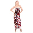 thumbnail image 2 of HAPPY BAY Women's Beachwear Summer Beach Wrap Bikini Wraps Sarong Swimwear Swim Cover up Skirt Swimsuit Pareo Coverups for Women One Size Red_S401, 2 of 3