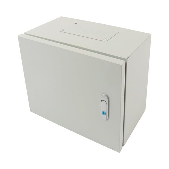 16x12x8" NEMA 4X Steel Electrical Box IP66 Outdoor Enclosure w/Lock