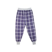 Size Youth Small Girls Flannel Jogger Pants, Purple