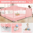 thumbnail image 6 of Babyeap Baby Playpen With Mat,50"x50"Play Pen for Babies and Toddlers,Play Yard With Gate for Indoor Outdoor,Pink, 6 of 7