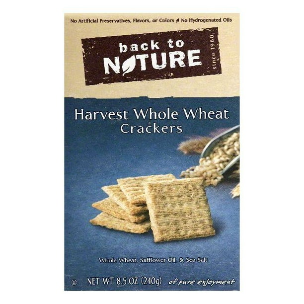 Back To Nature Harvest Whole Wheat Crackers, 8.5 OZ (Pack of 12