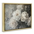 thumbnail image 3 of Stupell Industries Transitional White Florals Vintage Gold Floating Frame Canvas Art, 21 x 17, by Petals Prints Design, 3 of 8