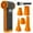 B, variant on Vwrxbz Miniature Violent Fan Snow Blower 130000 RPM Portable Air Duster with Vacuum Nozzle 5 Nozzles
