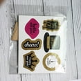 thumbnail image 2 of Clispeed 24pcs Cute Cake Topper Assorted Color Bamboo Decoration for New Year Party Desserts, 2 of 6