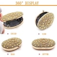 thumbnail image 2 of Rhinestone Evening Clutch Bag for Women Bridal Diamonds Clutch Purses Wedding Purse Prom Cocktail Party Handbags, 2 of 8