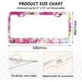 thumbnail image 3 of Coolnut Flower Scales 2 Holes Car License Plate Frames 2PCS, Car License Plate Holder with Screw Caps Cover Set Automotive Exterior Parts Decoration for US Vehicles, 3 of 7