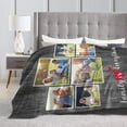 thumbnail image 4 of Custom Blanket Personalized Photos Text Collage Customized Picture Throws Blankets for Adults Kids Family Birthday, 1 Photo, 30x40 Inches, 4 of 6