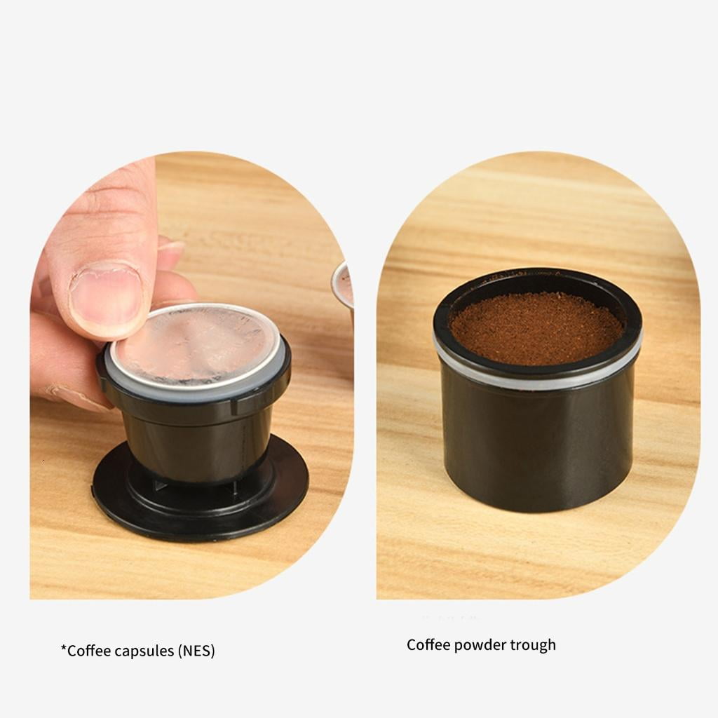 Coffee Machine Portable Electric Coffee Maker Convenient Espresso Maker ABS Texture Suitable for Home Office and Travel