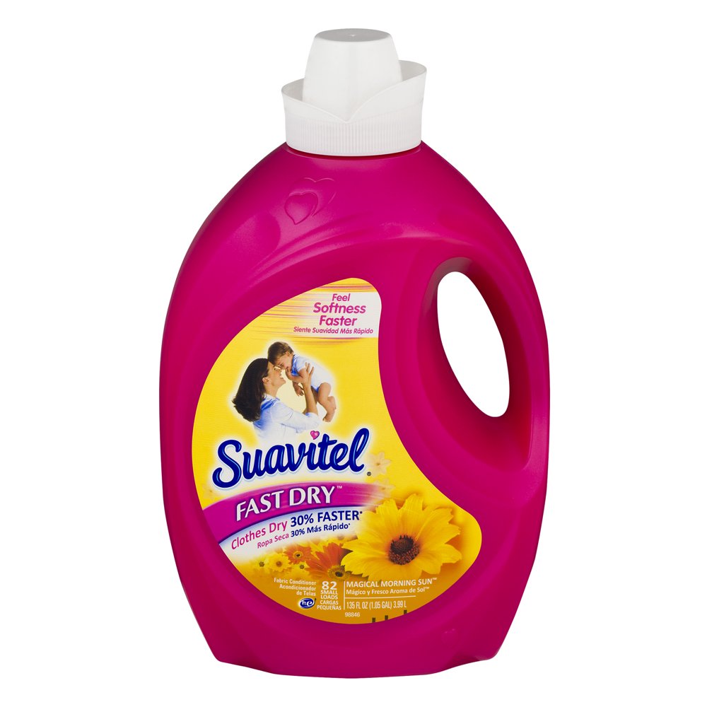 Suavitel Liquid Fabric Softener, Morning Sun, 82 Small Loads Walmart