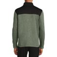 thumbnail image 3 of George Men's and Big Men's Zip-Up Fleece Sweater, up to Size 5XL, 3 of 5