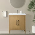 thumbnail image 2 of Vanity Art 30” Single Sink Bathroom Vanity Cabinet with Ceramic Countertop, 2 of 10