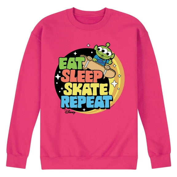 Disney - Toy Story - Eat Sleep Skate Repete - Men's Crew Neck Fleece Pullover
