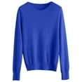 thumbnail image 3 of JIANJIA Sweaters For Women Autumn Winter Round Neck Solid Color Long Sleeves Pullover Sportwear, 3 of 3