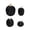 B, variant on AZXY 7PCS Halloween Decorations, Luxury Velvet Sequin Foam Pumpkin Collection, Halloween Pumpkins & Halloween Home Decor, Glam Holiday Display Accents, for Upscale Matching, Tiered Tray Styling, Gold