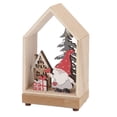 thumbnail image 4 of Adorno de casa de madera LED, decoración de la casa de Navidad Decoración de casa de madera LED de madera para Navidad Decoración navideña Materiales ecológicos Jadeshay A, 4 of 8