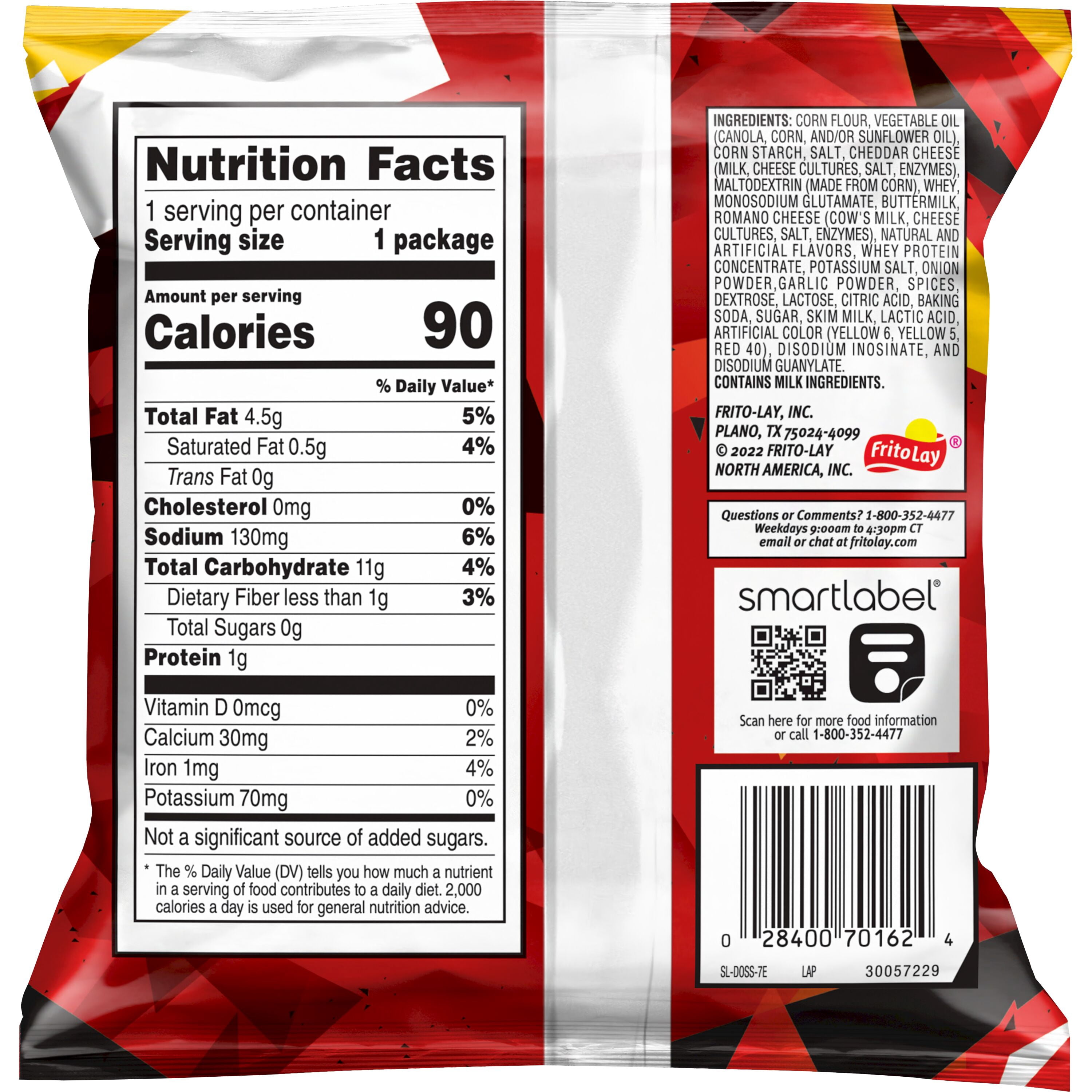 DORITOS® 3D Crunch Nacho Cheese .625OZ