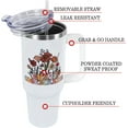 thumbnail image 3 of Thank You Gifts for Women 40oz Tumbler with Handle and Straw Lid Work Gifts |Retirement Gifts Vacuum Insulated Leak Proof Tumbler Chaos Coordinator Gifts|Appreciation Gifts Stainless Steel|Flower, 3 of 6