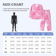thumbnail image 4 of Honeii Breast Cancer Awareness (3) Pattern Mens Pajamas Set,2pcs Men's Lounge Long Sleeve Sleep Shirt and Pajama Bottoms Sleepwear Set,Mens Pjs Sets-Large, 4 of 7
