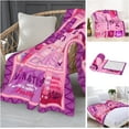 thumbnail image 5 of Yibo Gymnastic Gifts Blanket Flannel Soft and Comfortable Anti-static Bed Sofa Blanket, 5 of 7