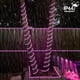 thumbnail image 5 of Luces solares en forma de cuerda QITONG de 2 x 10 m, 100 LED, color rosa, impermeables, 5 of 7