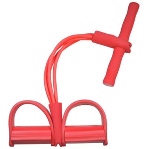 4 Tube Feet Sit Ups Pedals, Multi-Functional Resistance, Yoga Straps Elastic Drawcord for Abdomen/Waist/Arms/Legs Resistance Band Abdominal Trainer