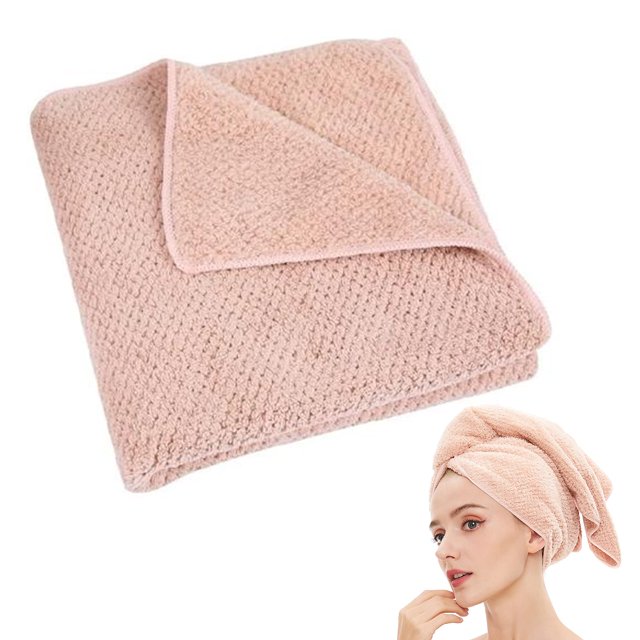 Laojbaba Toalla de microfibra para el cabello de secado rápido, toallas de secado de cabello adecuadas para todo tipo de cabello, ultra absorbente, cabello largo y grueso, 20 x 40 pulgadas, raíz de lo